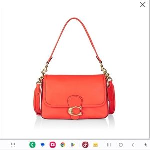 COACH Soft Tabby Calf Leather Shoulder Bag NWT
